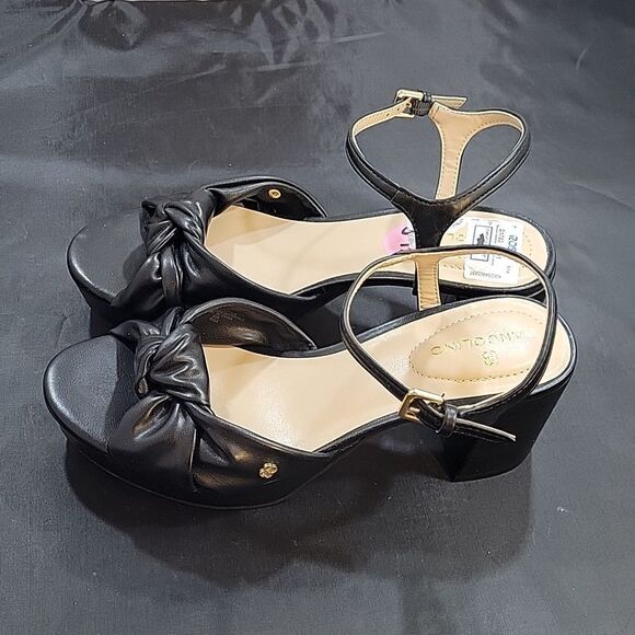 BRAND NEW BANDOLINO BLOCK HEEL ADJUSTABLE BUCKLE ANKLE STRAP SANDAL - Picture 13 of 14